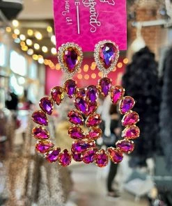 The Pink Leopard Madison Gem Earring New Arrivals 7 The Pink Leopard Madison Gem Earring New Arrivals