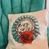 The Pink Leopard Western Lady- Pillow Cover