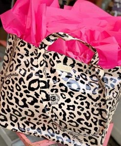 The Pink Leopard BAM BAM Leopard Jumbo Bag - Consuela New Arrivals