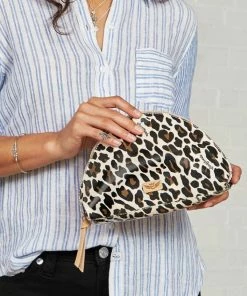 The Pink Leopard Consuela - Mona Leopard Large Cosmetic New Arrivals