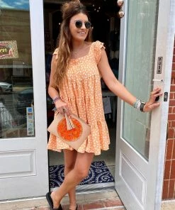 The Pink Leopard Dreamsicle Baby Doll Dress New Arrivals