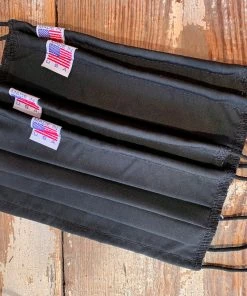 The Pink Leopard New Arrivals Solid Black Mask - Adult Mask