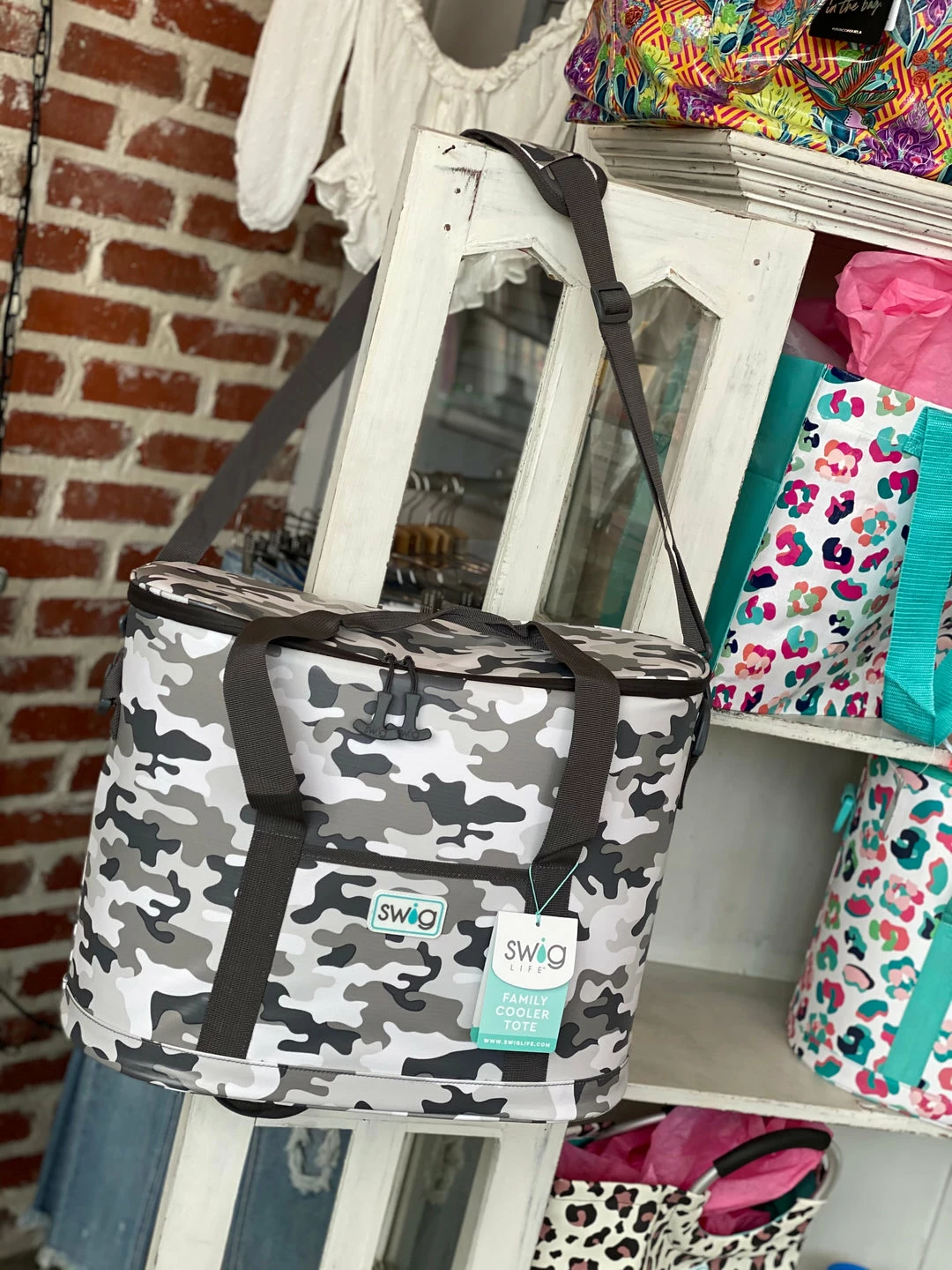 The Pink Leopard New Arrivals Family Cooler Tote CAMO - SWIG 1 The Pink Leopard New Arrivals Family Cooler Tote CAMO - SWIG