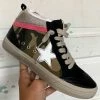 The Pink Leopard Camo Babe - Hi-Top Sneaker
