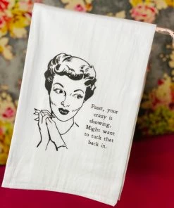 The Pink Leopard New Arrivals Hand Towel - Crazy Is Showing