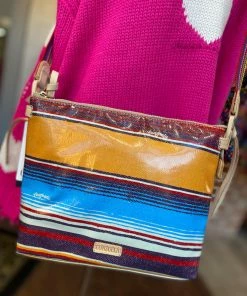 The Pink Leopard CONSUELA- Serape Downtown Crossbody New Arrivals