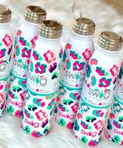 The Pink Leopard Leopard Party Skinny Canteen SWIG New Arrivals