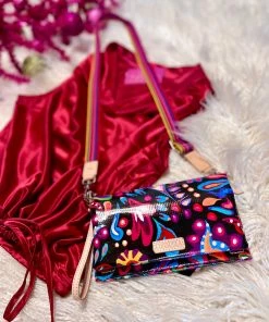 The Pink Leopard CONSUELA - Uptown Crossbody - Black Swirly New Arrivals