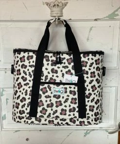The Pink Leopard Luxy Leopard Family Cooler Tote - SWIG New Arrivals