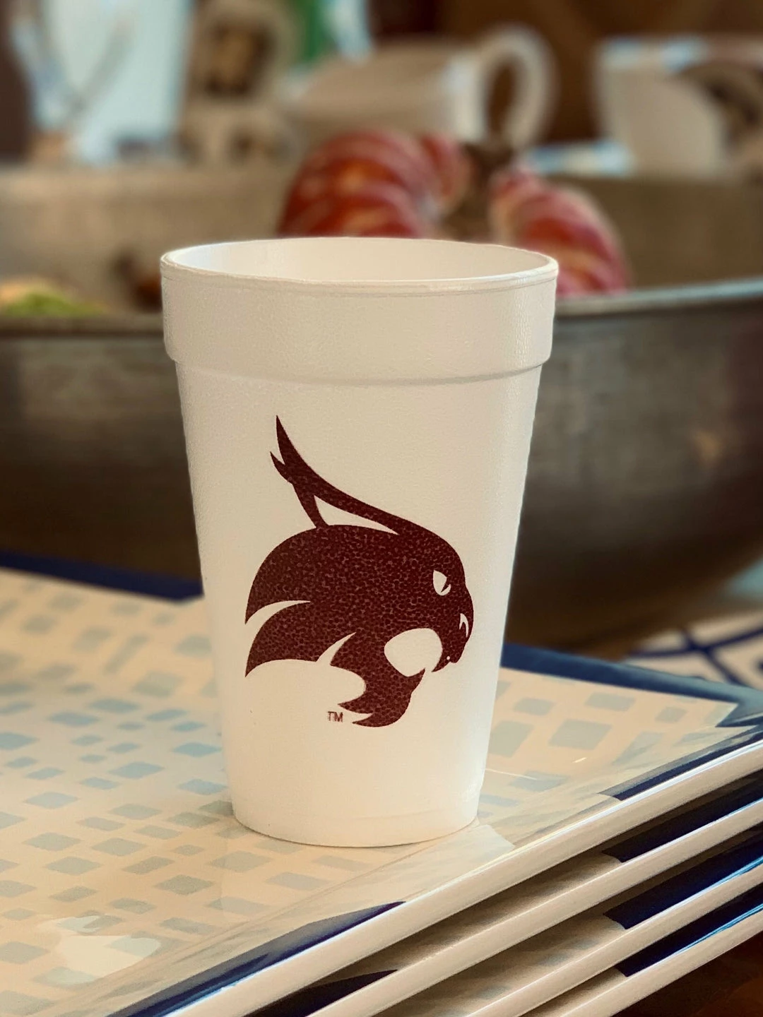 The Pink Leopard Texas State - Styrofoam Cups - Sleeve Of 10 2 The Pink Leopard Texas State - Styrofoam Cups - Sleeve Of 10