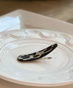 The Pink Leopard New Arrivals Gray Leopard - Hair Clip (1)