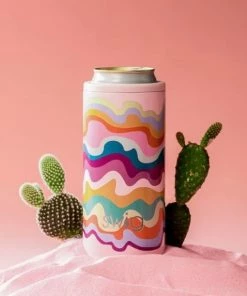 The Pink Leopard New Arrivals 12 Oz SKINNY CAN Koozie - SWIG