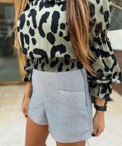 The Pink Leopard Sassy Sparkle Shorts