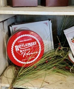 The Pink Leopard Rattlesnake Pecans - Tin Can