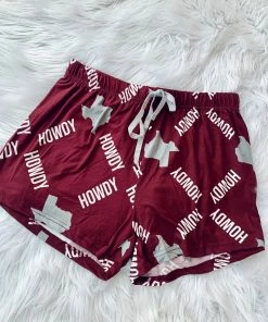 The Pink Leopard Aggie Pajama Shorts