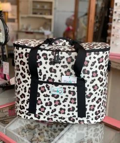The Pink Leopard Luxy Leopard Family Cooler Tote - SWIG New Arrivals