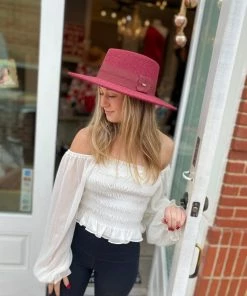 The Pink Leopard Lily Ruffle Top