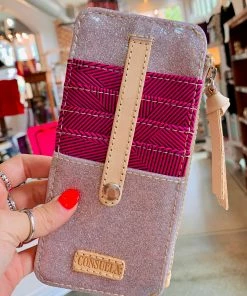 The Pink Leopard New Arrivals CONSUELA Card Organizer - Violet