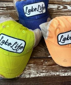 The Pink Leopard Distressed • LAKE LIFE Caps New Arrivals