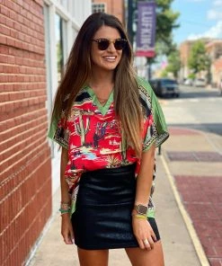 The Pink Leopard The Cheyanne Top New Arrivals