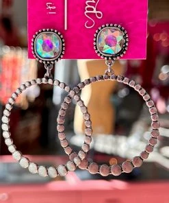 The Pink Leopard New Arrivals Sassy Girl Hoop Earrings