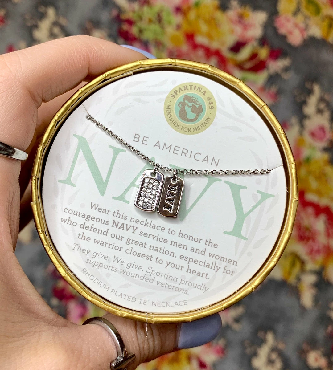 The Pink Leopard Navy - Spartina - Silver New Arrivals 1 The Pink Leopard Navy - Spartina - Silver New Arrivals