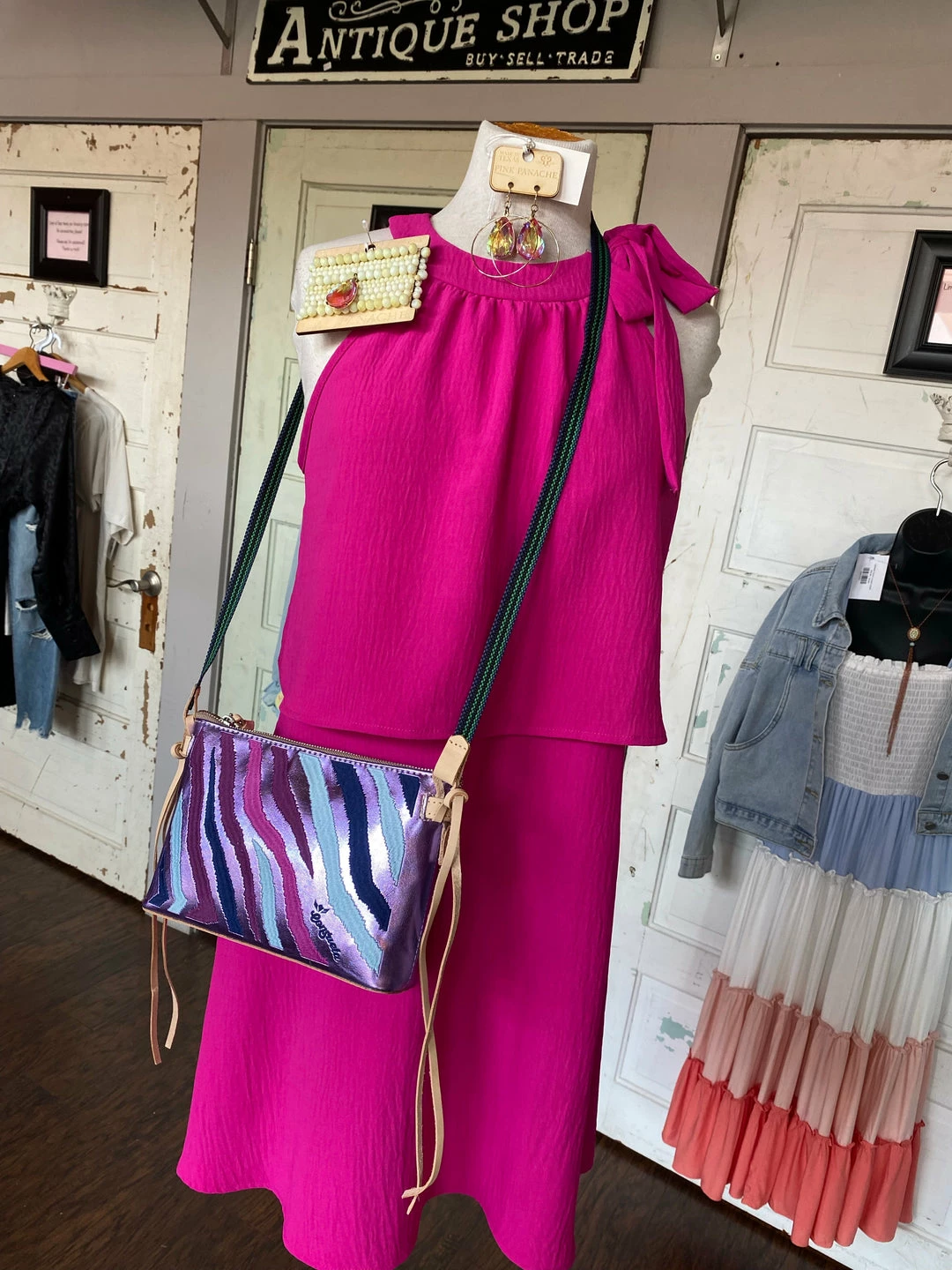 The Pink Leopard New Arrivals CONSUELA - Midtown Crossbody - Purple Rein 2 The Pink Leopard New Arrivals CONSUELA - Midtown Crossbody - Purple Rein