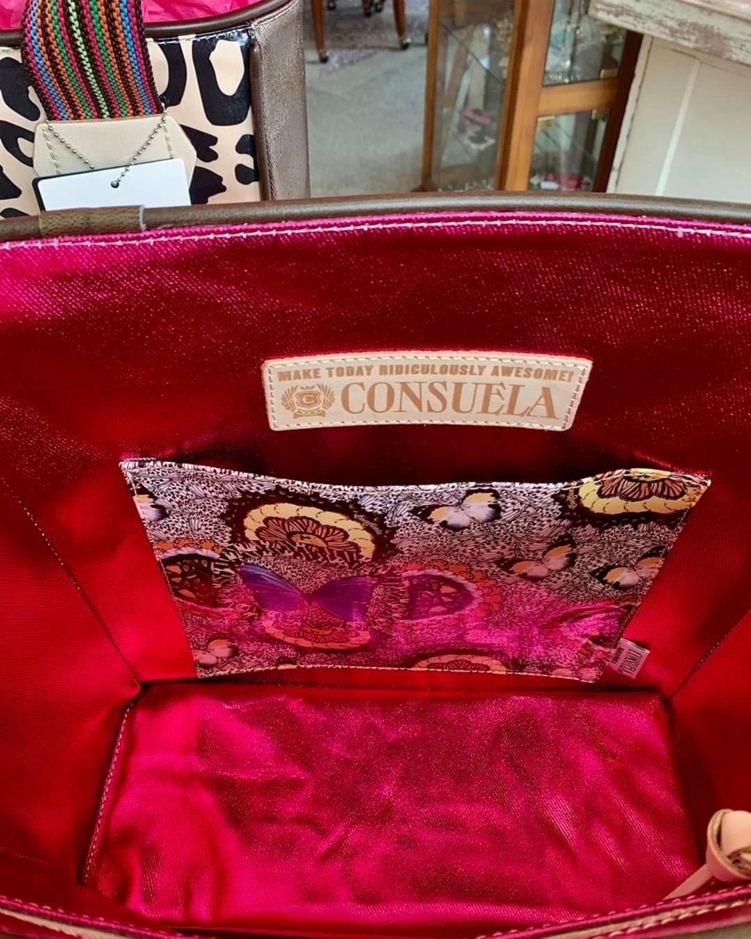 The Pink Leopard CONSUELA - Classic Tote {BAM BAM} New Arrivals 2 The Pink Leopard CONSUELA - Classic Tote {BAM BAM} New Arrivals