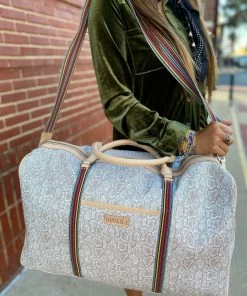 The Pink Leopard CONSUELA- Clay Weekender