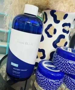 The Pink Leopard Capri Blue - Bubble Bath - Watery Moon New Arrivals