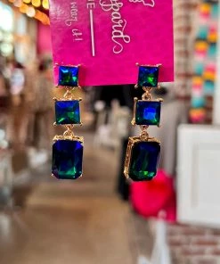 The Pink Leopard Jaci Gem Earring