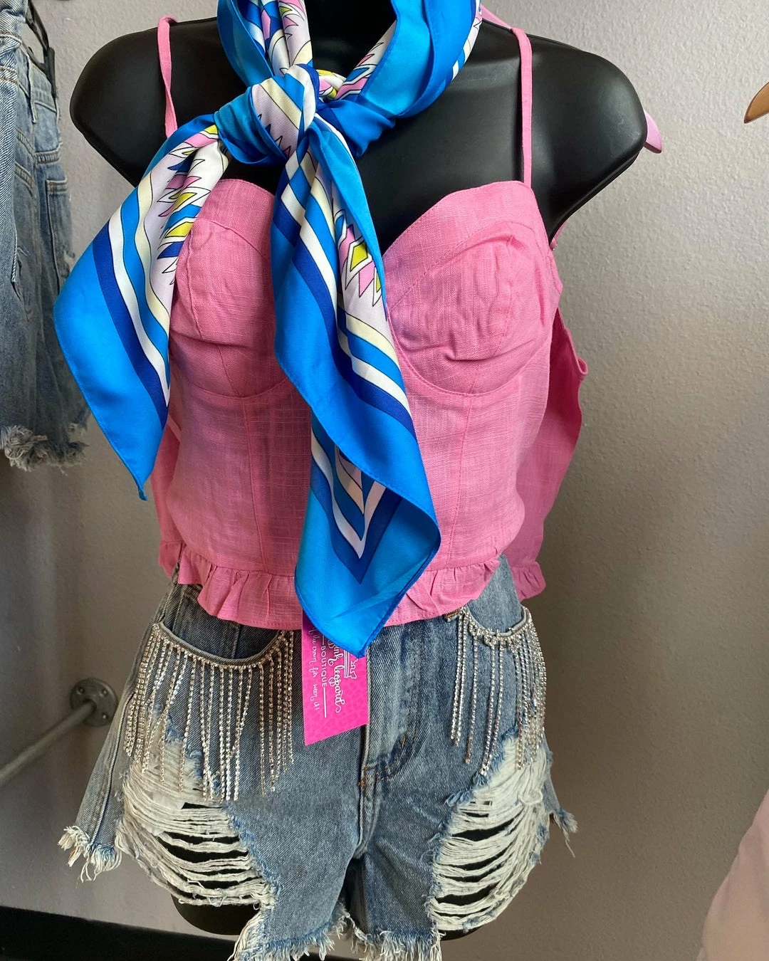 The Pink Leopard Vegas Baby Bling Shorts New Arrivals 2 The Pink Leopard Vegas Baby Bling Shorts New Arrivals