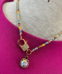 The Pink Leopard PINK PANACHE - Multi Color Layering Necklace New Arrivals