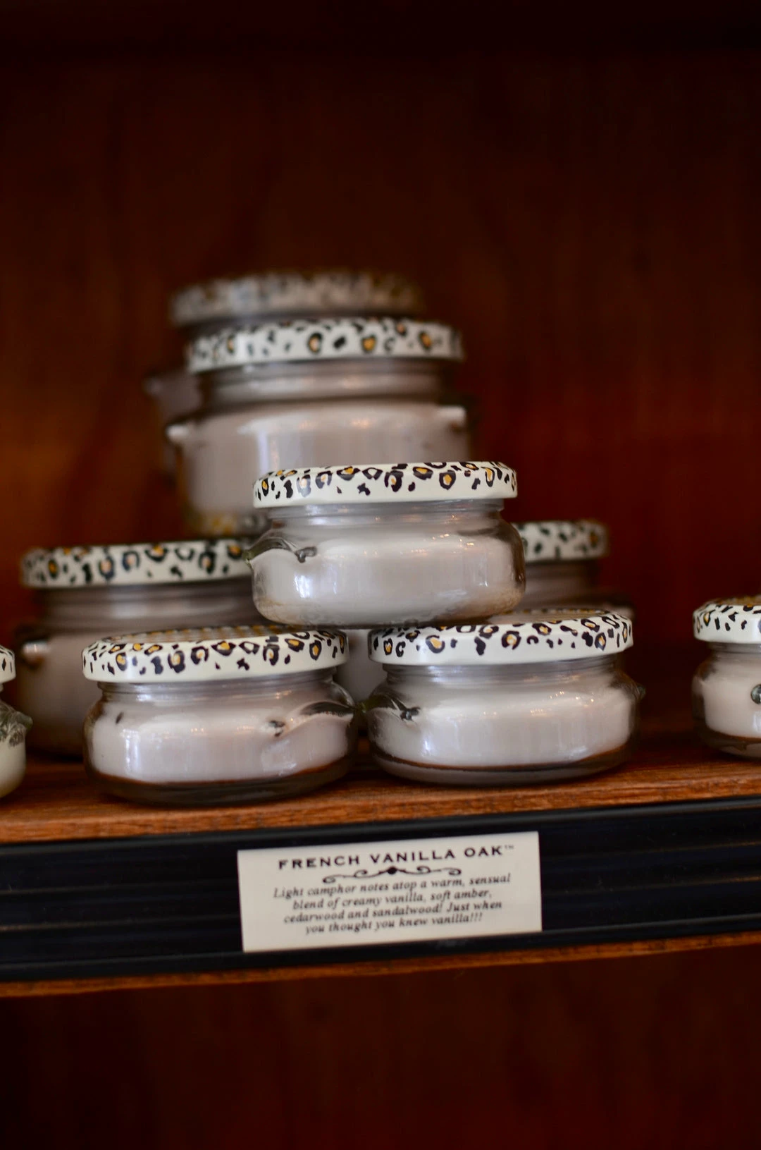 The Pink Leopard New Arrivals French Vanilla Oak - Tyler Candle Company 1 The Pink Leopard New Arrivals French Vanilla Oak - Tyler Candle Company