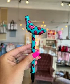 The Pink Leopard Consuela Marker- Blue Banana New Arrivals