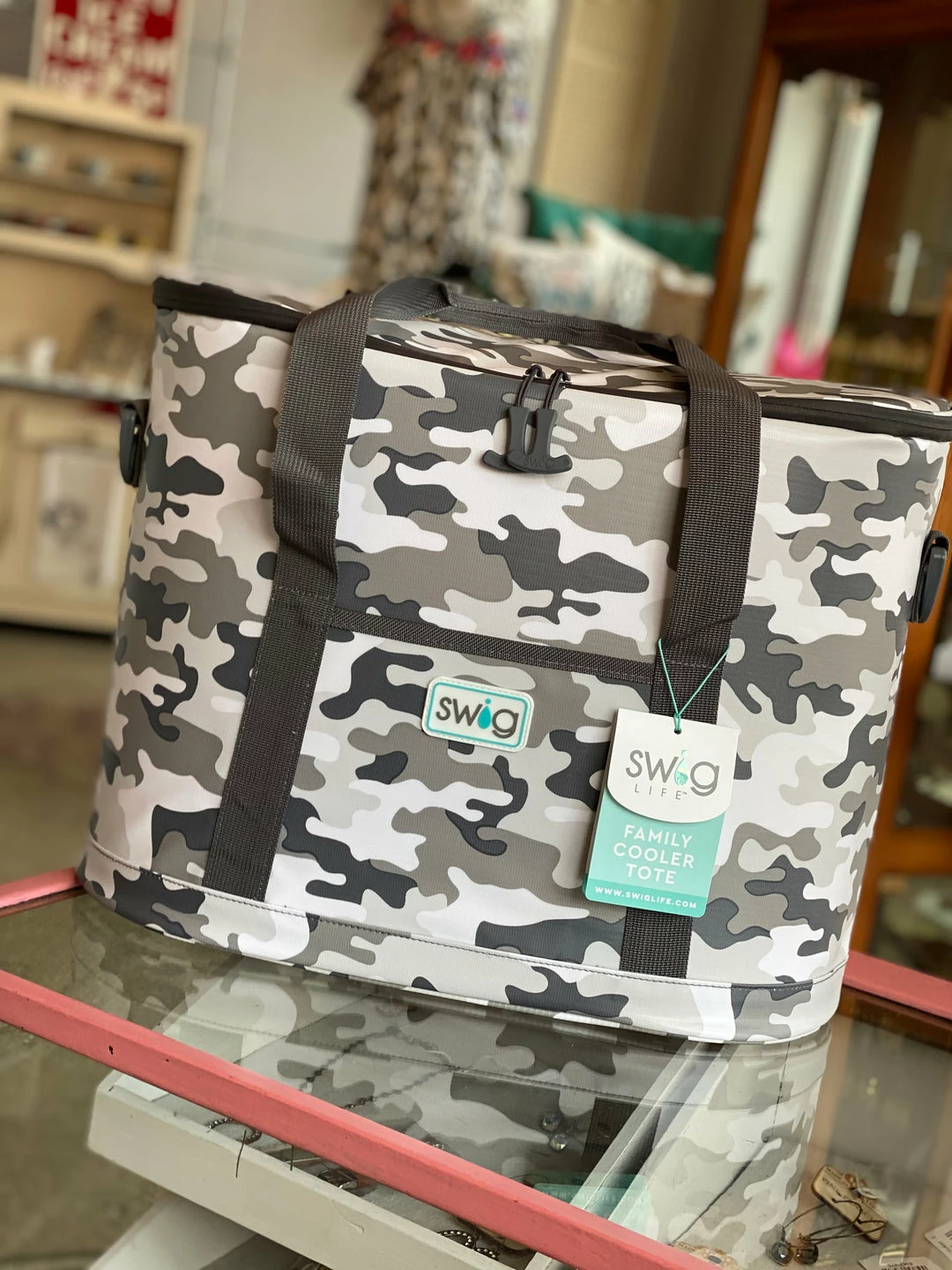 The Pink Leopard New Arrivals Family Cooler Tote CAMO - SWIG 2 The Pink Leopard New Arrivals Family Cooler Tote CAMO - SWIG