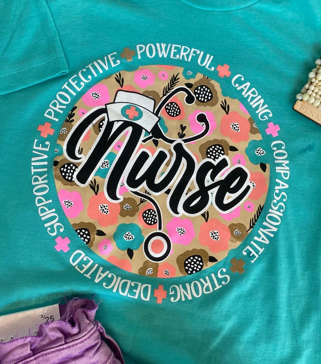 The Pink Leopard Nurse T-shirt New Arrivals 2 The Pink Leopard Nurse T-shirt New Arrivals