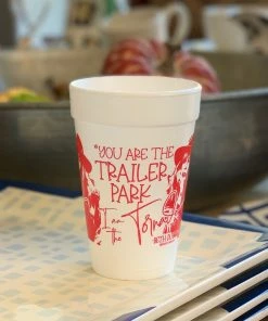 The Pink Leopard You Are The Trailer Park I Am The... - Styrofoam Cups - Sleeve Of 10 New Arrivals