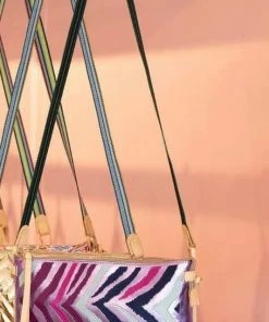 The Pink Leopard CONSUELA- DOWNTOWN CROSSBODY - Purple Rein New Arrivals