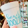 The Pink Leopard New Arrivals Beach Boozin' Cups - Sleeve Of 10 - Blue