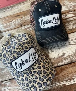 The Pink Leopard Distressed • LAKE LIFE Caps New Arrivals