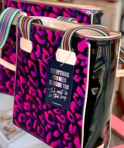 The Pink Leopard CONSUELA - Chica Classic Tote - PEBBLES